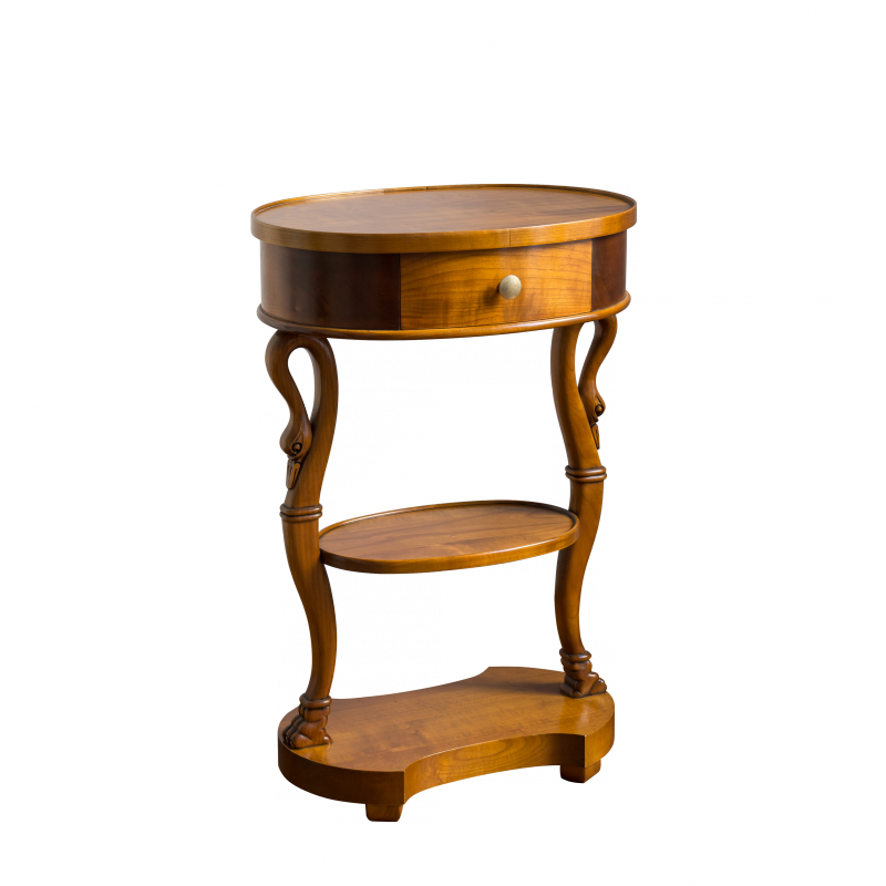 Pedestal table Col de cygne Louis-Philippe style - Louis Philippe